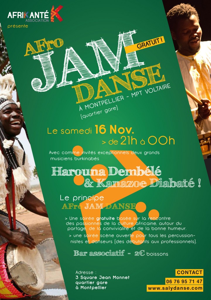 flyer afro jam